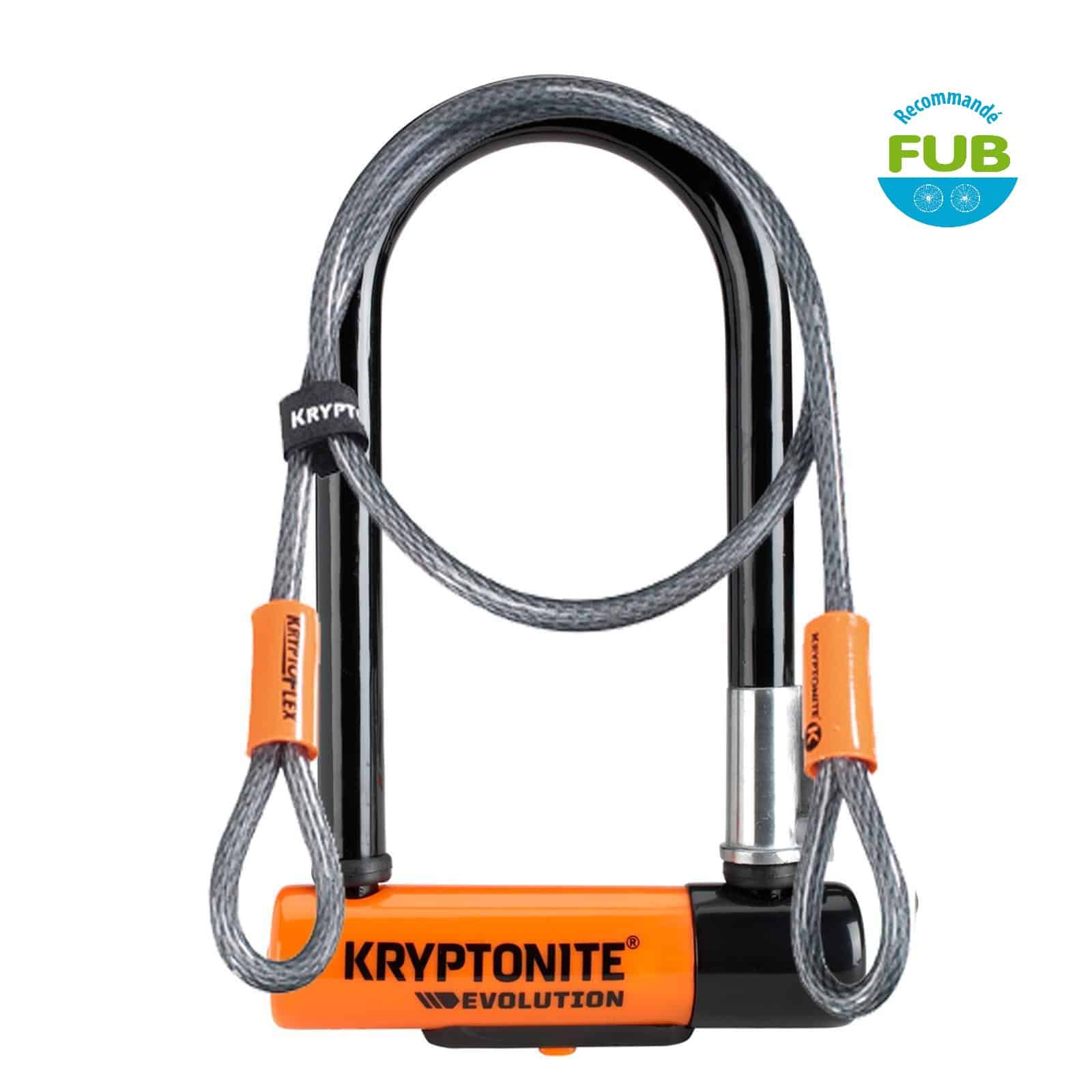 Kryptonite Antivol Evolution Mini-7 avec Cable